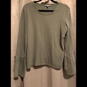 Long Sleeve Shirt with Tied Sleeves